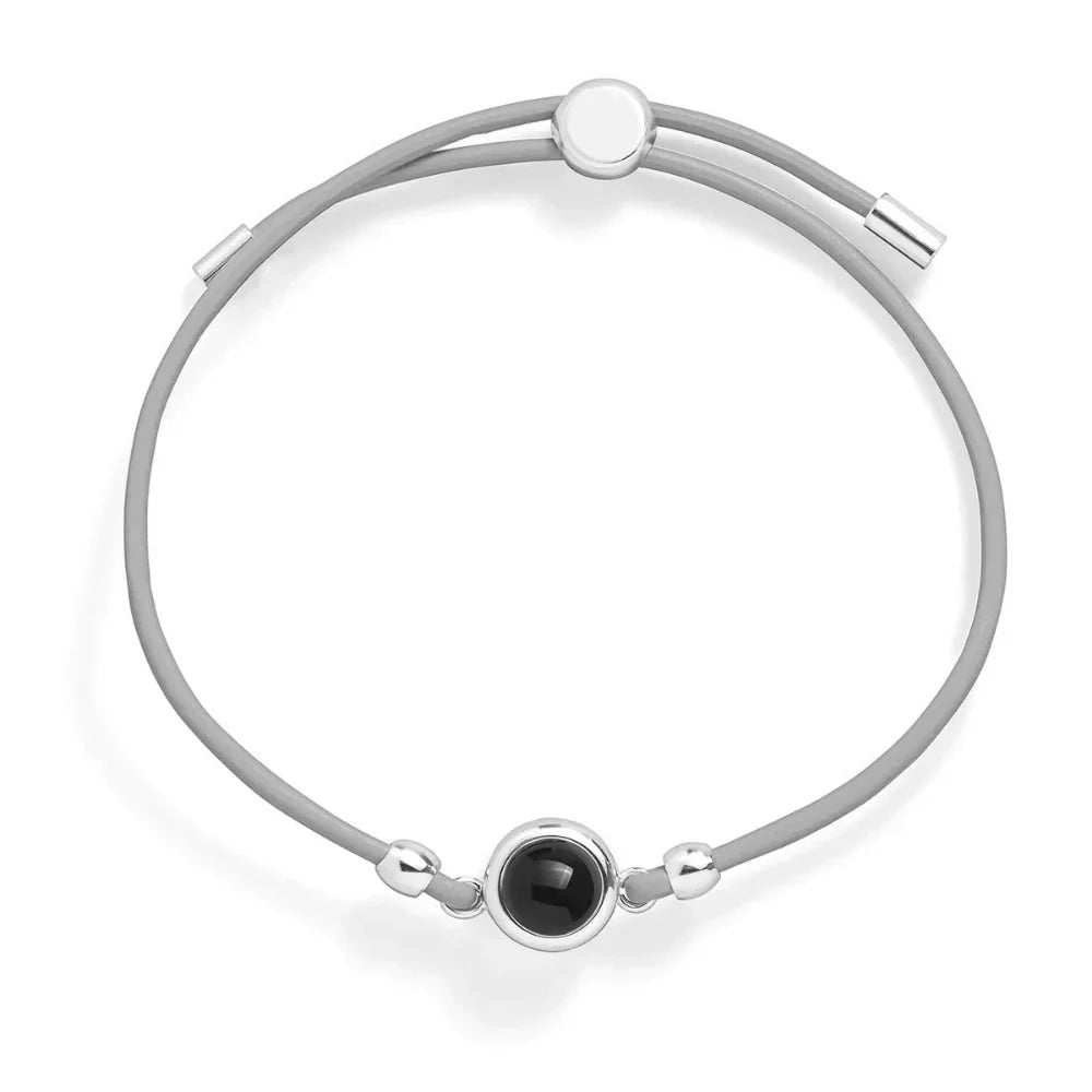 Personalized Photo Bracelet on a Cord