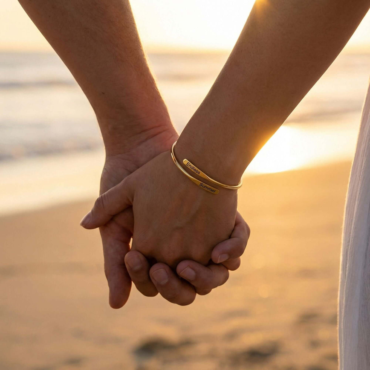 Personalized Engraved Bracelet – Names, Dates and Special Words, for Couples
