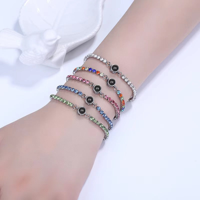 Personalized Photo Tennis Bracelet