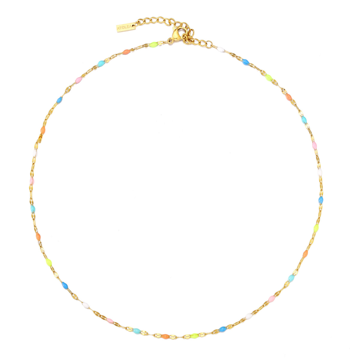 Delicate colorful choker