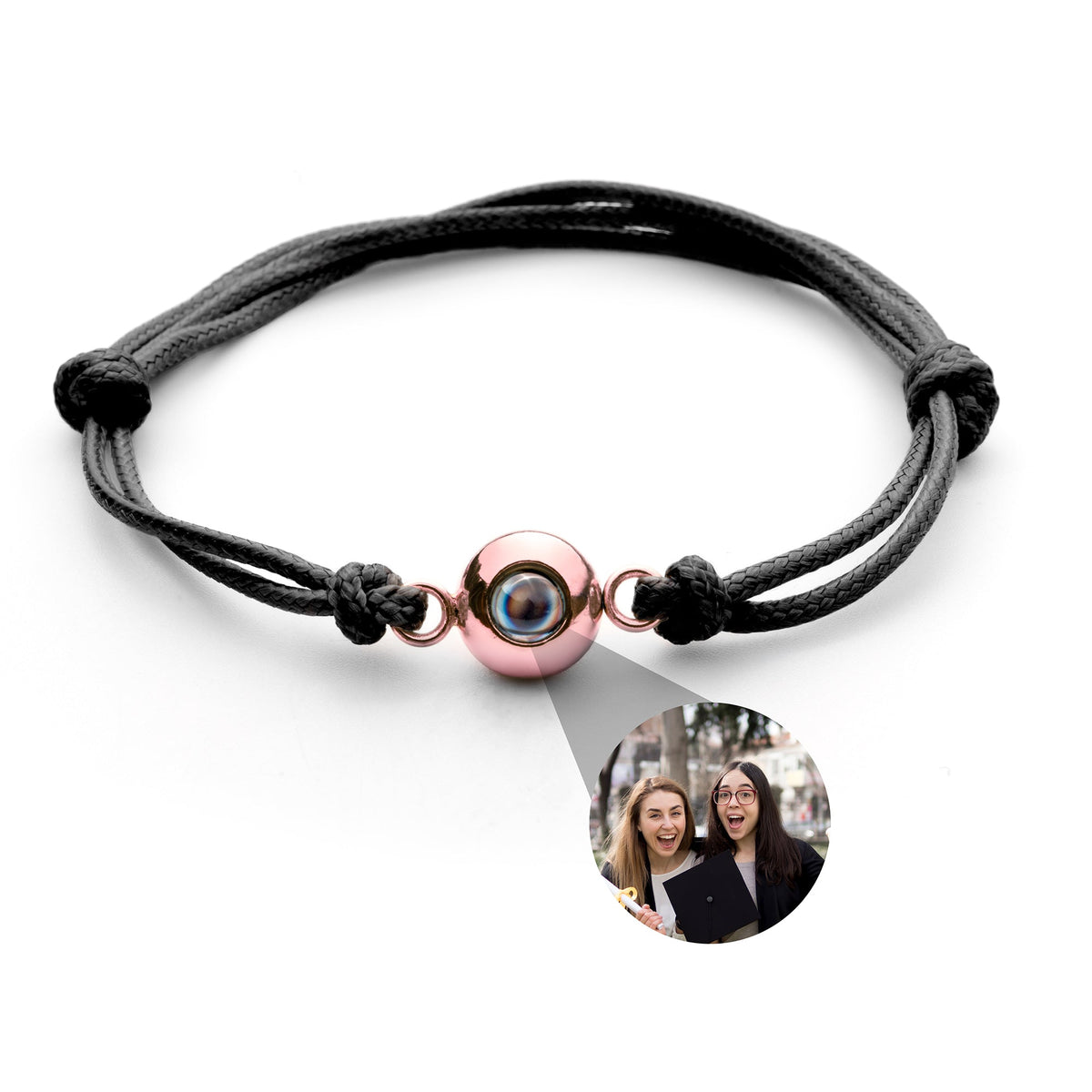 Personalized photo bracelet