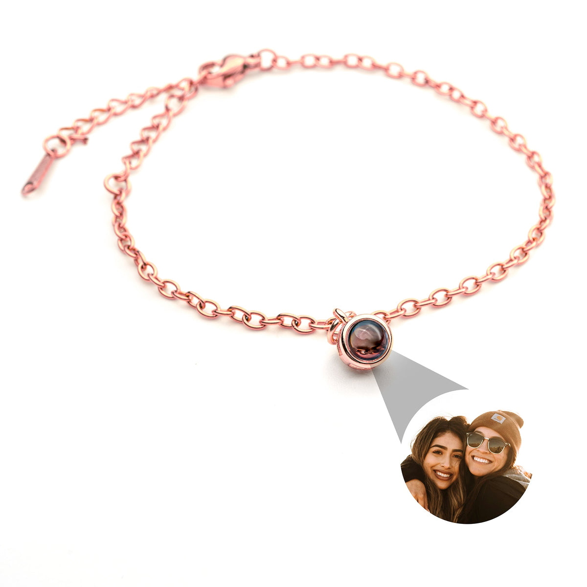 Personalized photo bracelet with your own photo - elegant