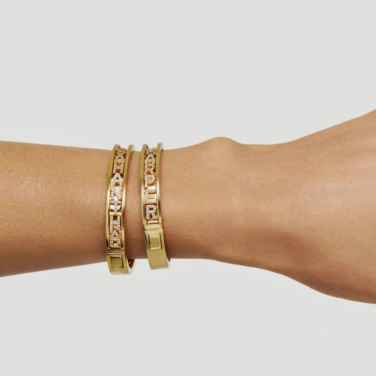 Personalized Name Bracelet with Cubic Zirconia