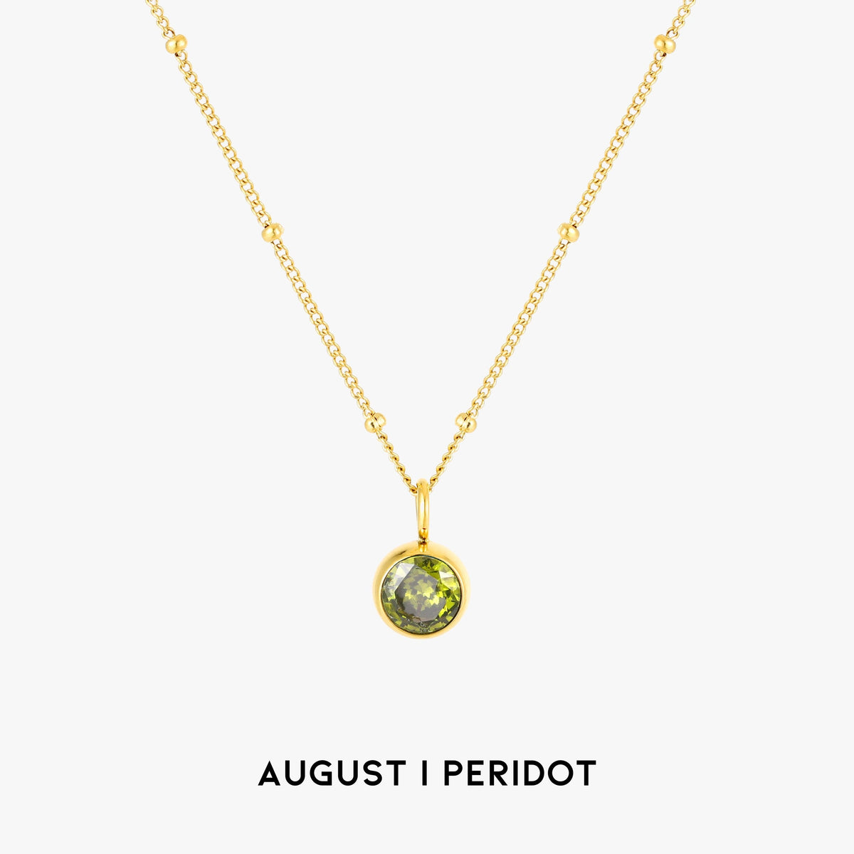 Birthstone necklace