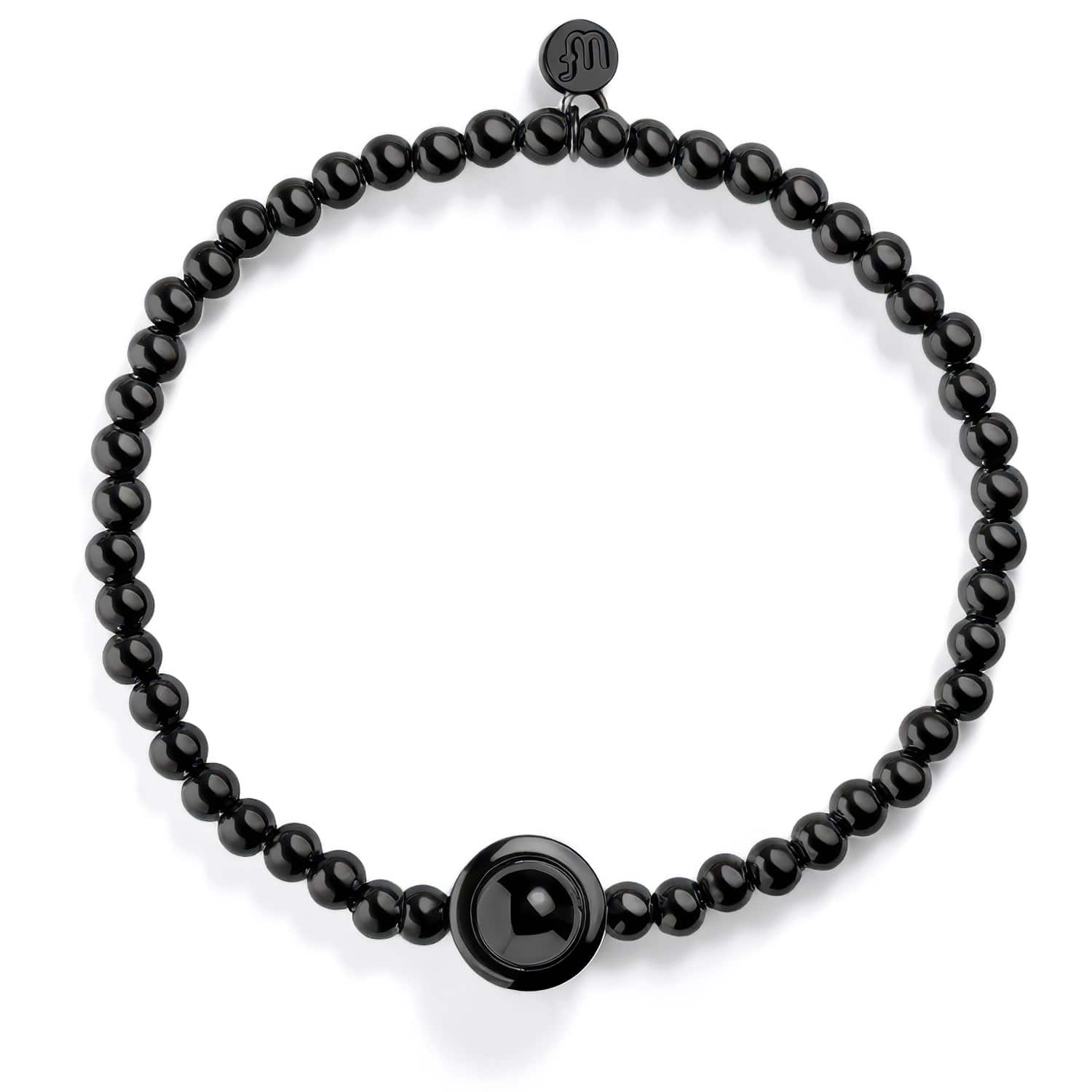 Personalized Circle Photo Stretch Bracelet