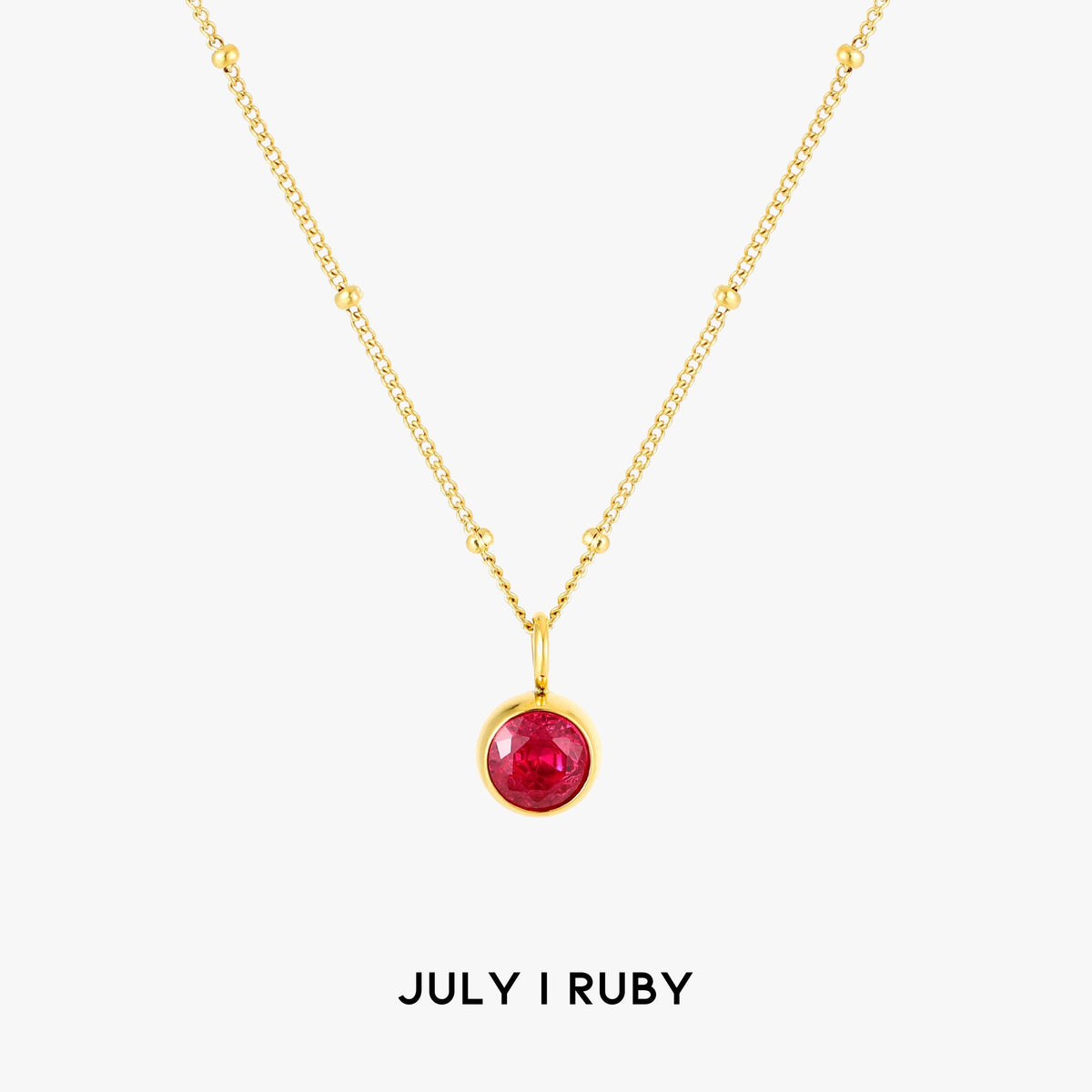 Birthstone necklace