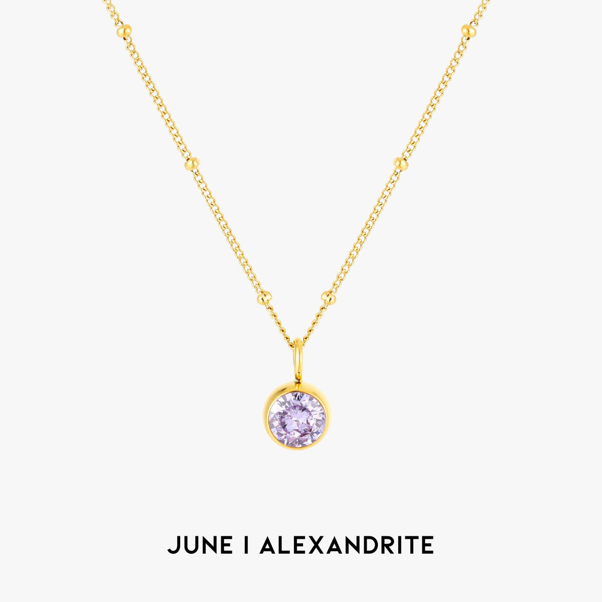 Birthstone necklace
