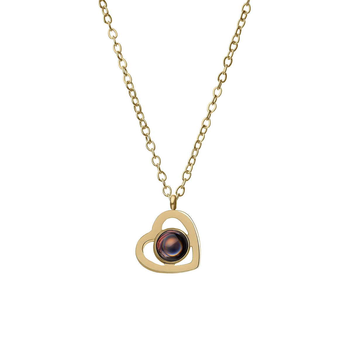 Photo Inside Pendant Necklace – Elegant Personalized Necklace