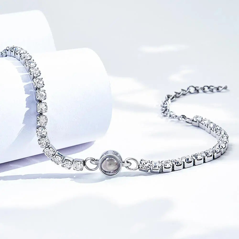 Personalized Photo Tennis Bracelet