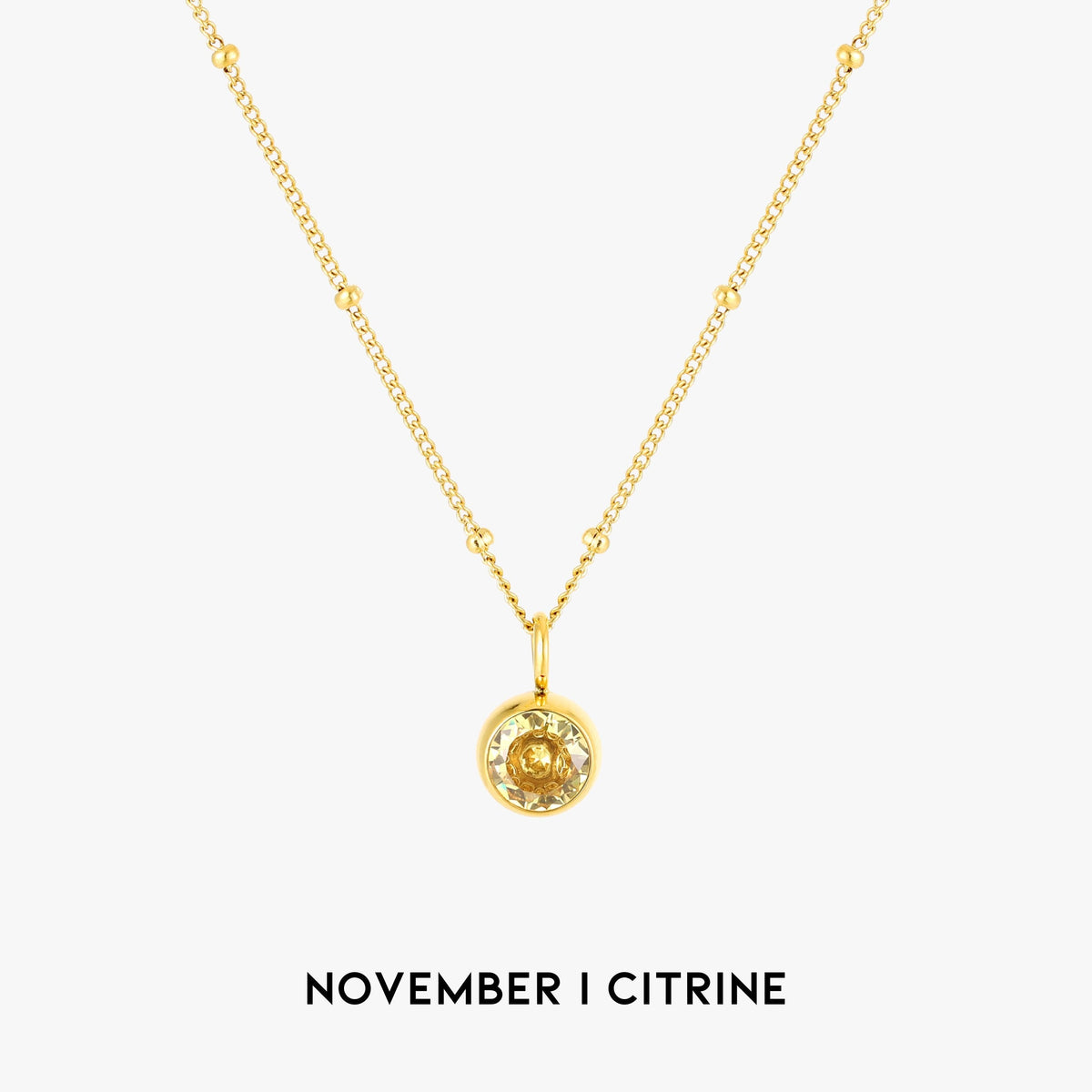 Birthstone necklace