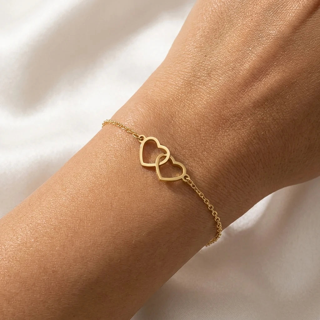 Connected Heart Bracelet