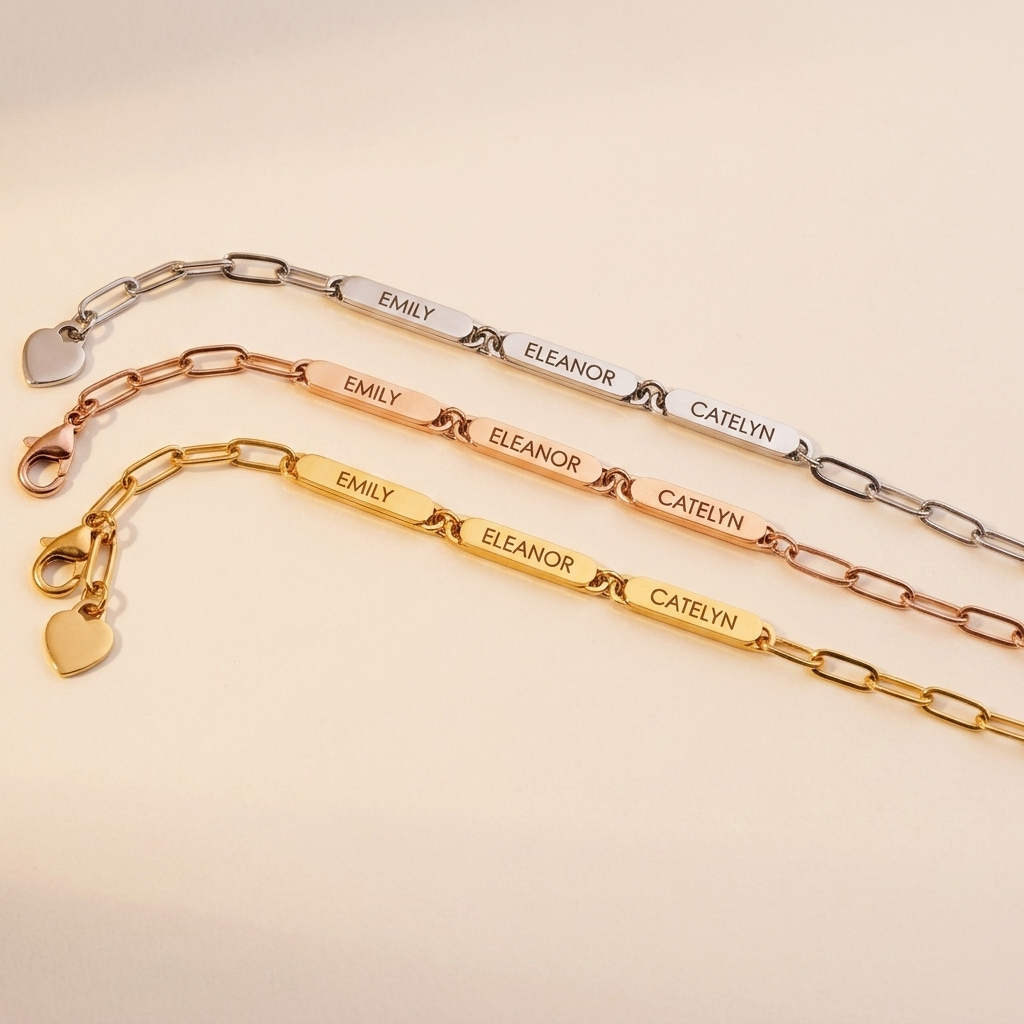 Bracelet with multiple names