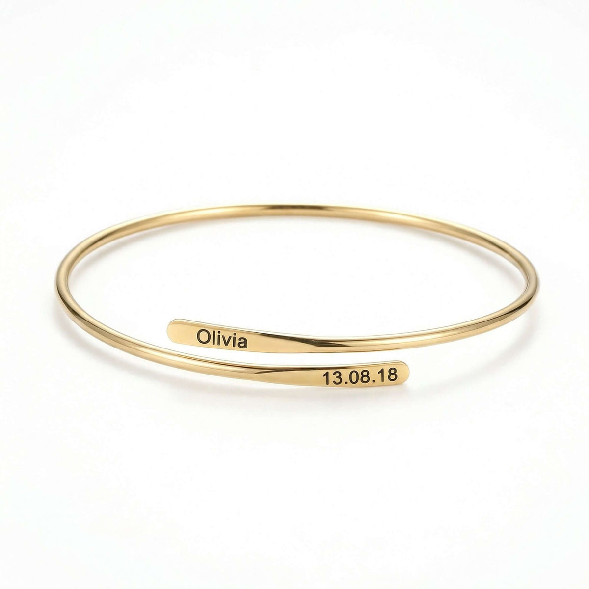 Personalized Engraved Bracelet – Names, Dates and Special Words, for Couples
