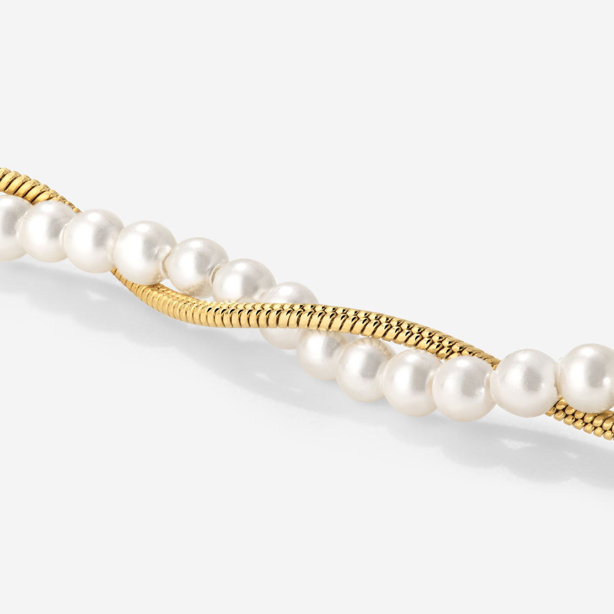 Gold infinity knot necklace