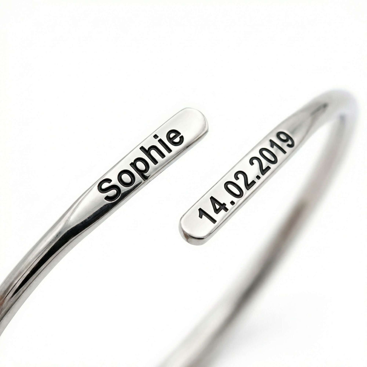 Personalized Engraved Bracelet – Names, Dates and Special Words, for Couples