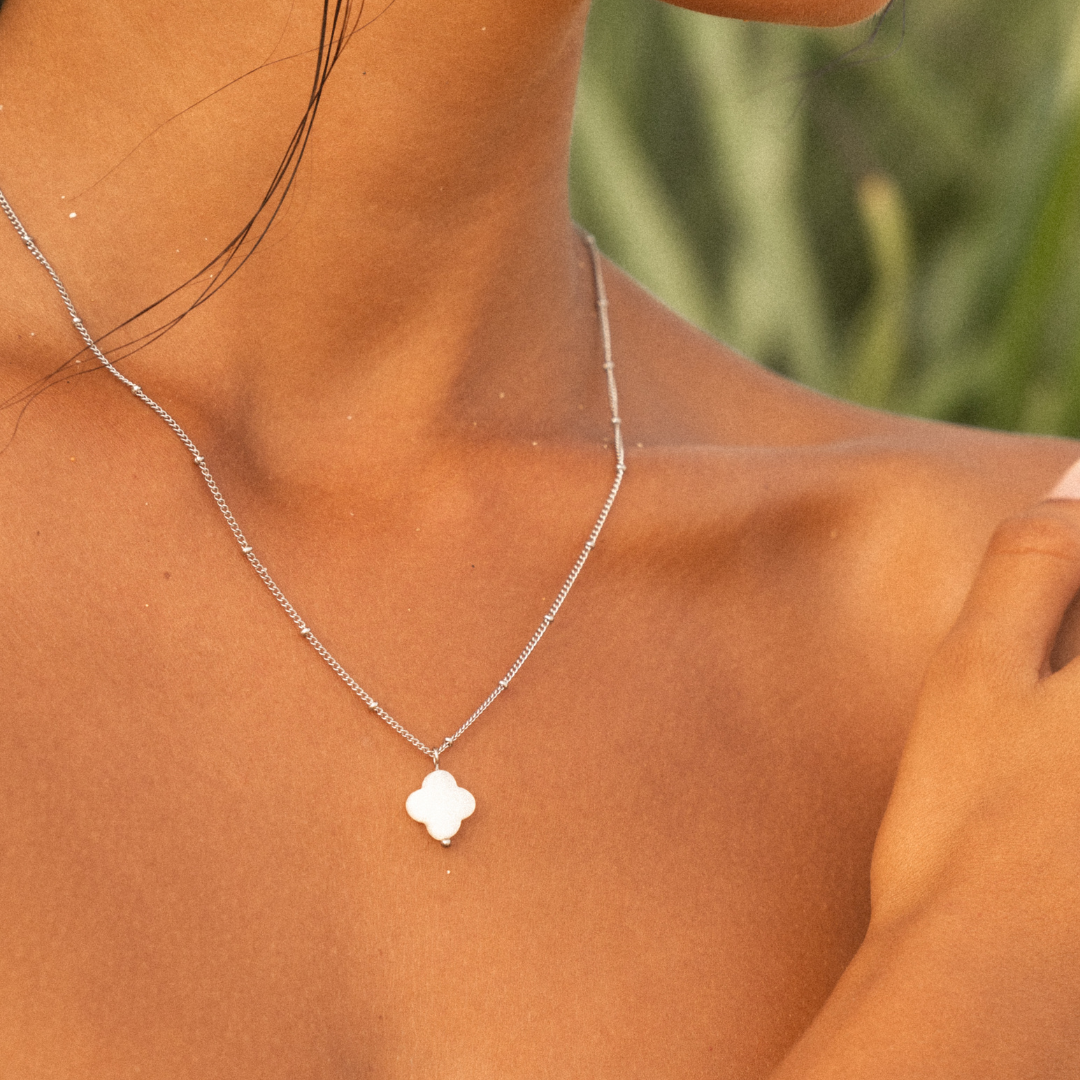 Necklace with Mother-of-Pearl Pendant