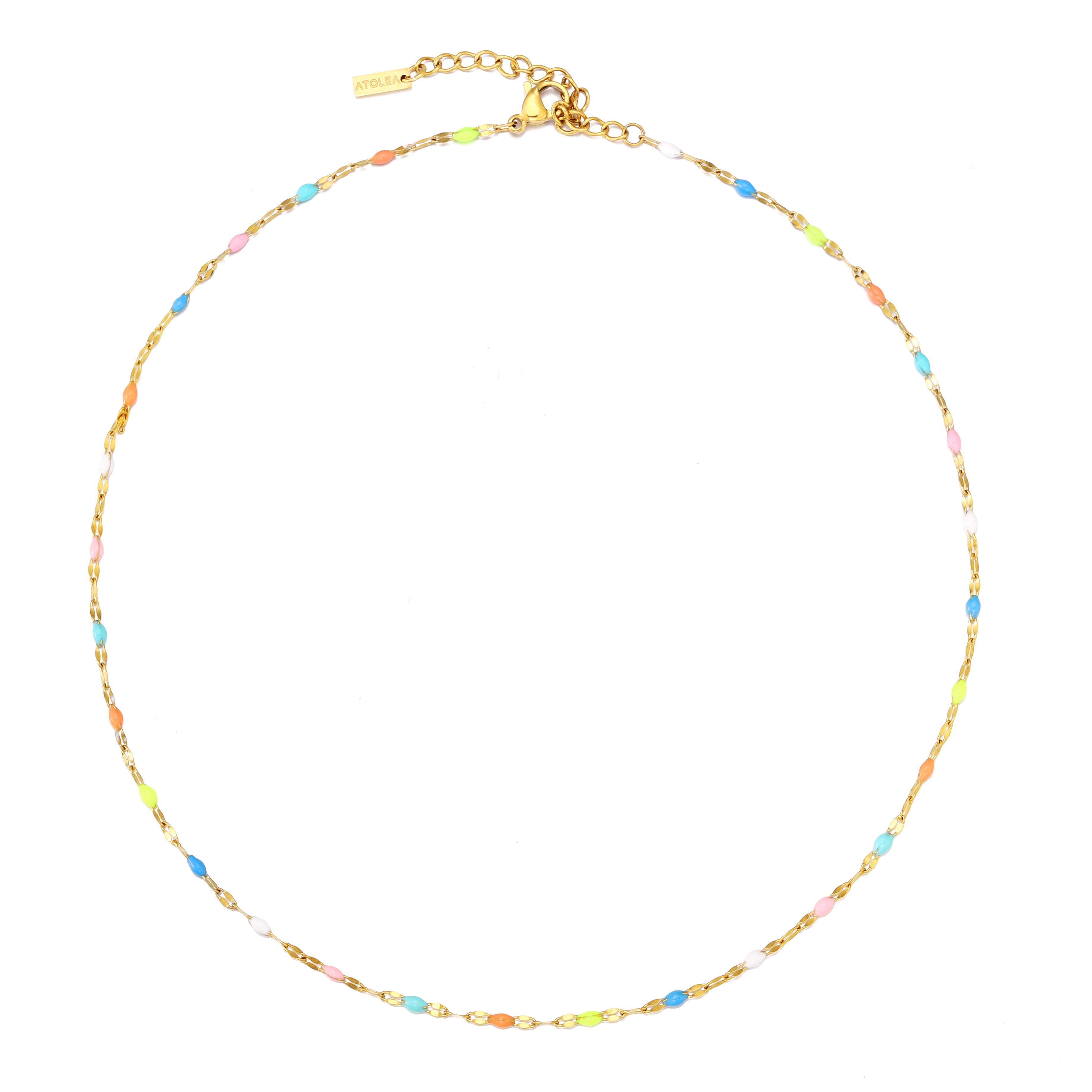 Delicate colorful choker