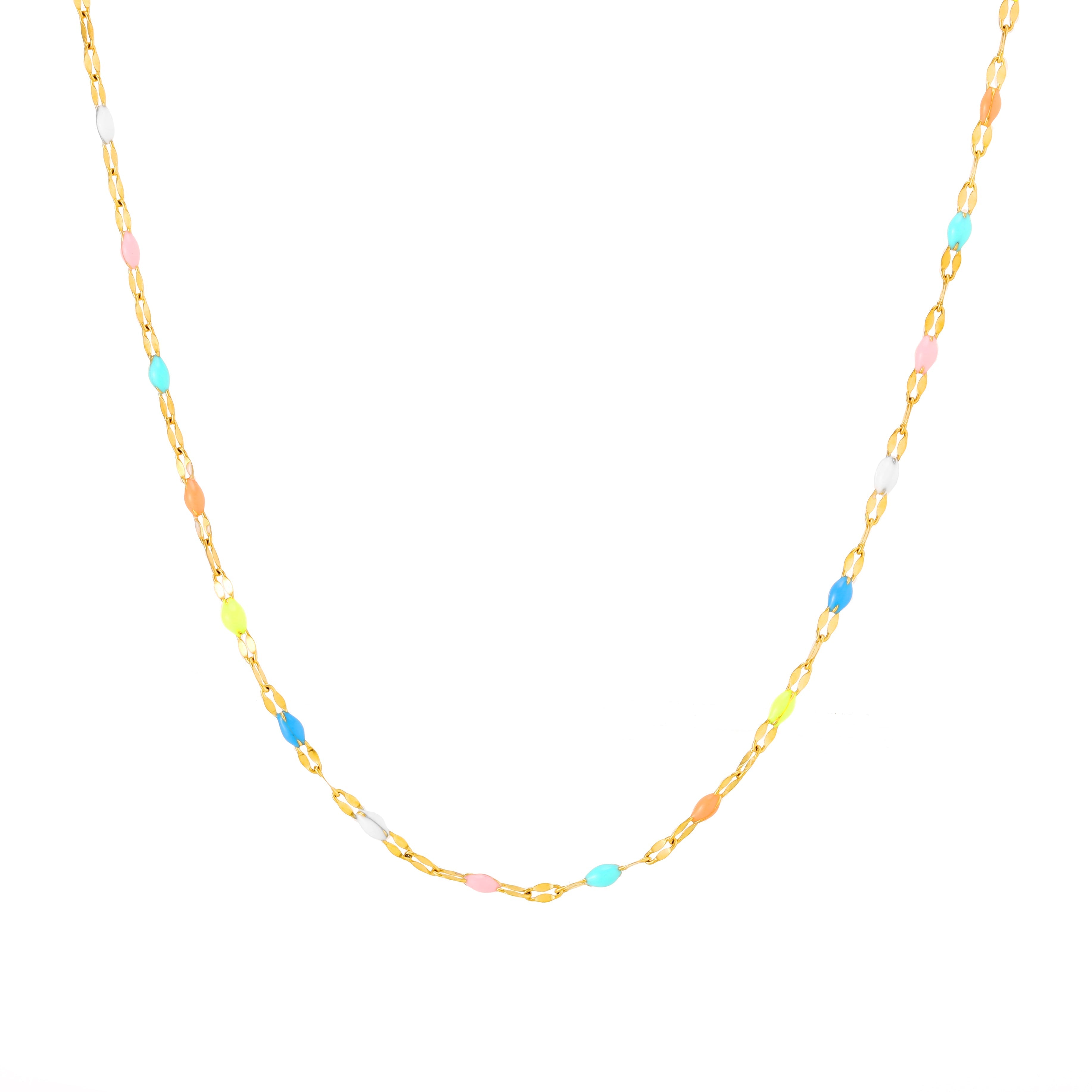 Delicate colorful choker