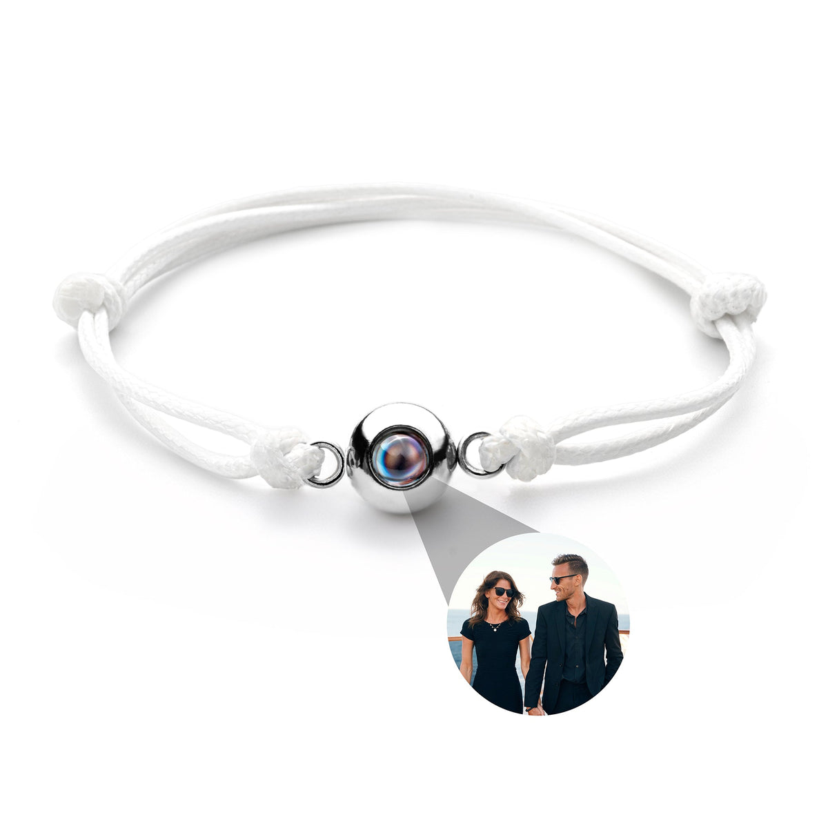 Personalized photo bracelet