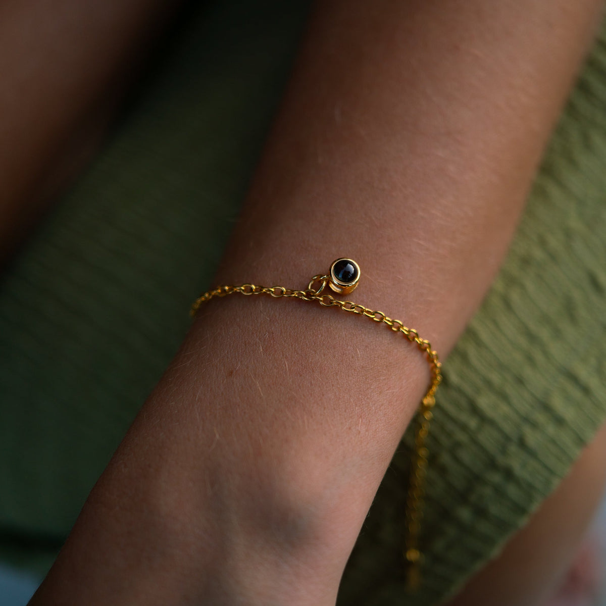 Personalized photo bracelet with your own photo - elegant