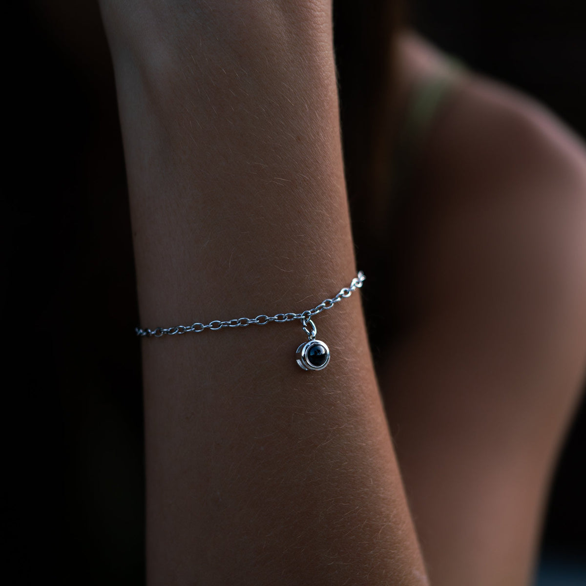 Personalized photo bracelet with your own photo - elegant