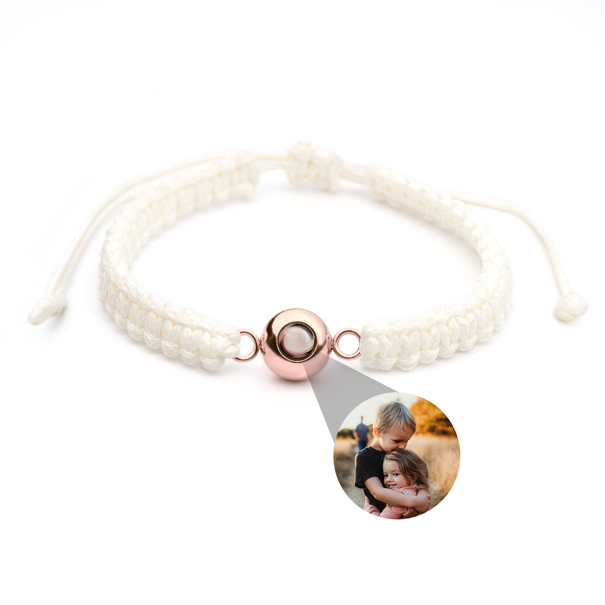 Personalized bracelet with a photo