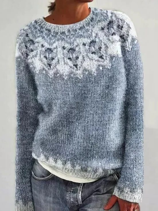 Briallen Women’s Fair Isle Crew-Neck Sweater