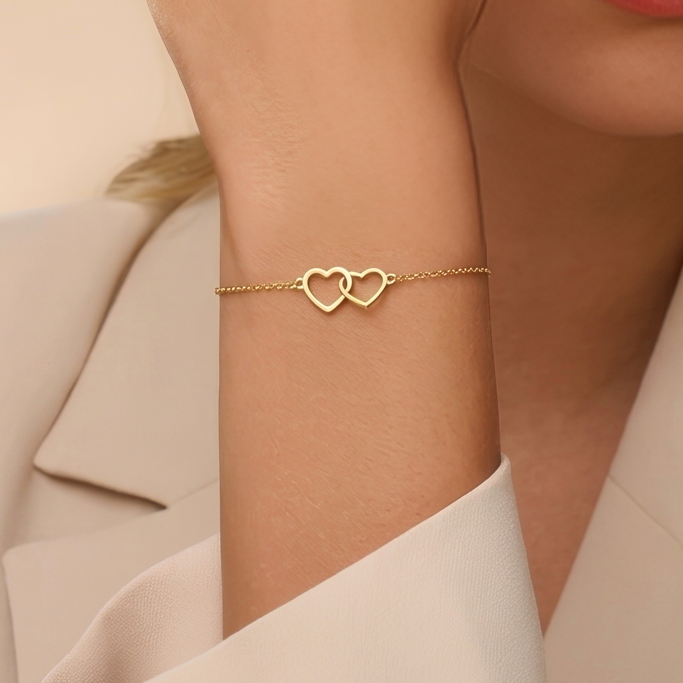 Connected Heart Bracelet