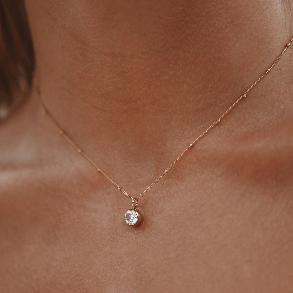 Birthstone necklace