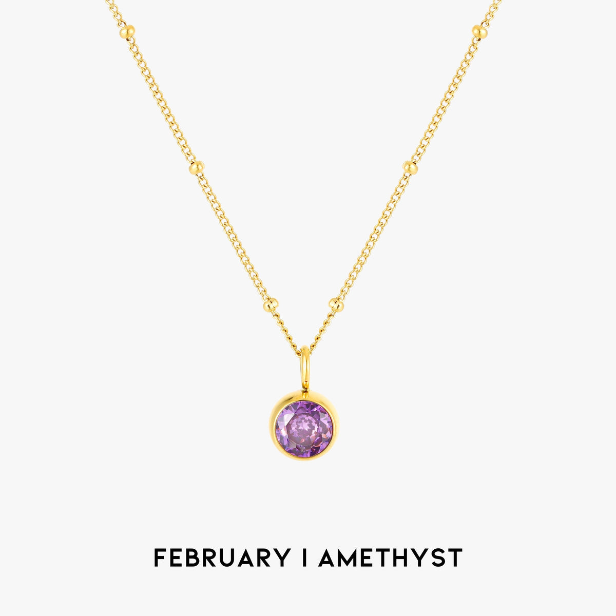 Birthstone necklace