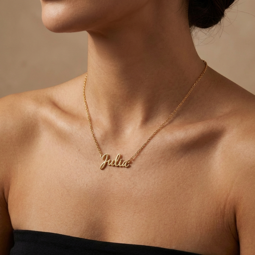 Personalized name necklace