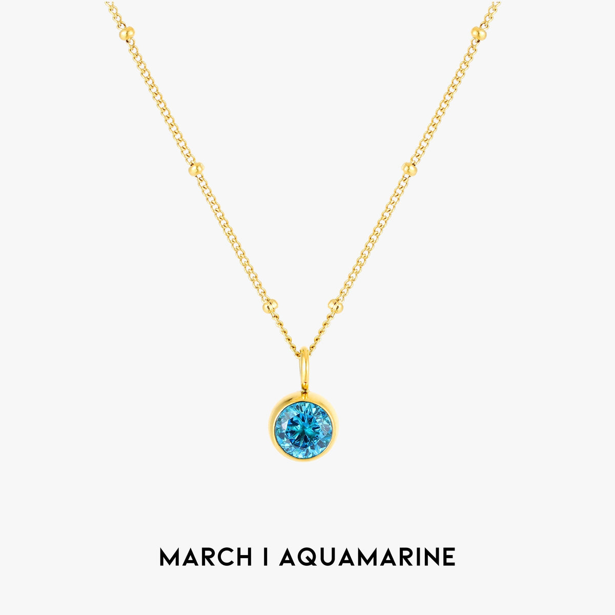 Birthstone necklace