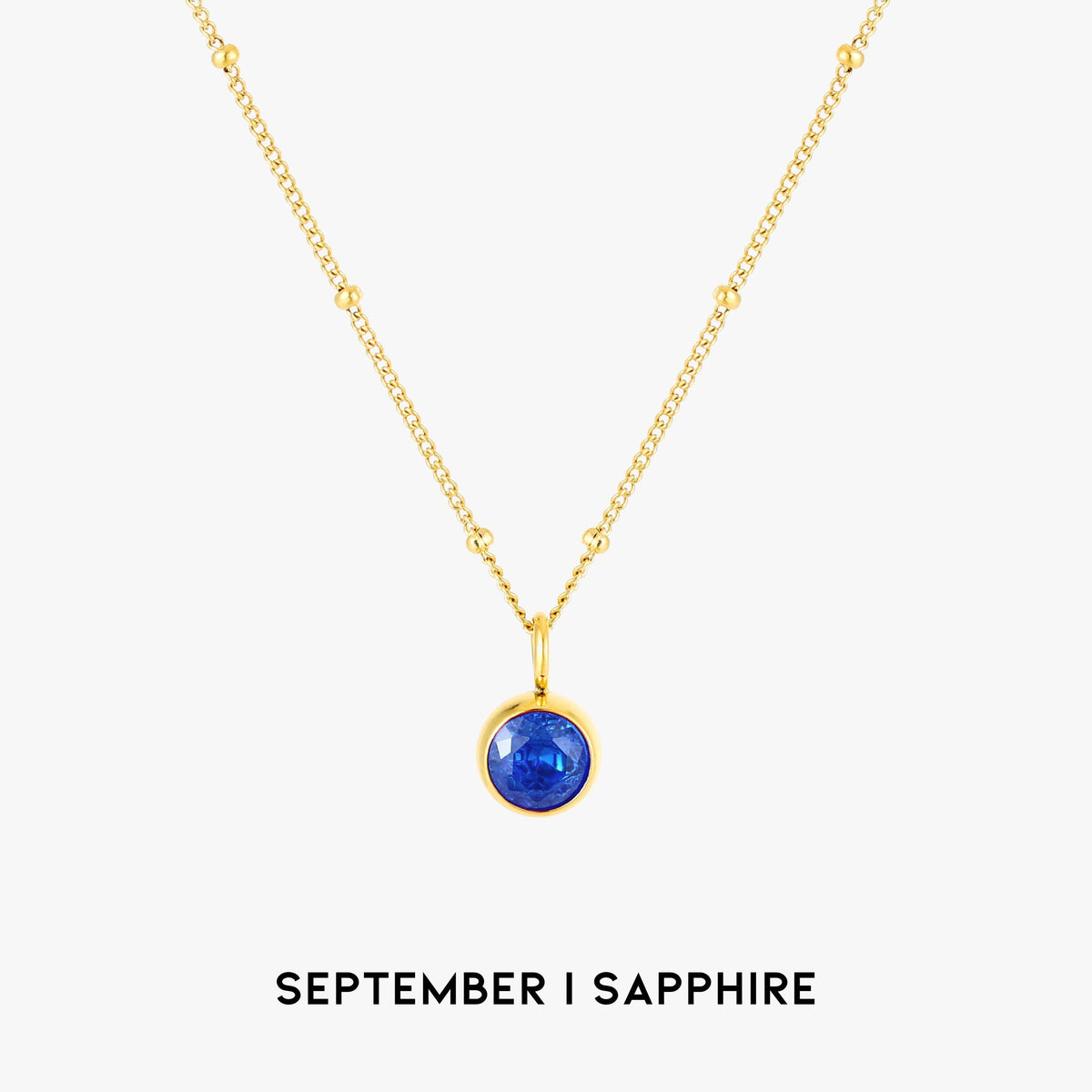 Birthstone necklace